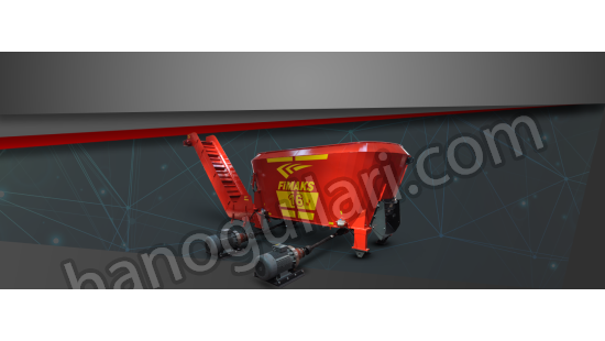 16 m3 Double Auger Stationary Mixer Feeder | FMVS 16 |