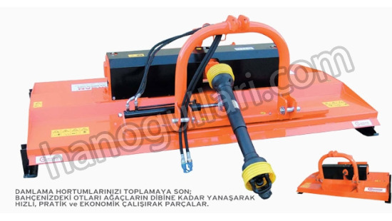Çift Diskli Ot Canavarı Hidrolik Gezerli
