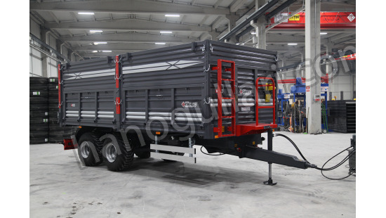 COR-TND-T13-Tandem Double Axle Tipping Agricultural Trailer