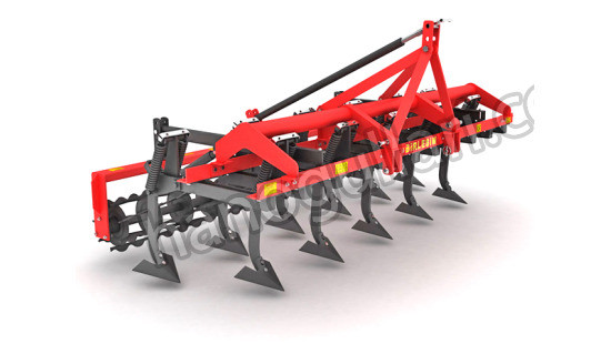 Lightweight Vertical Tubular Cultivator Single Row Rotary Harrow Combination