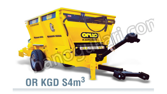OR KGD S4 M3 InGreenhouse Solid Fertilizer Spreader Trailer