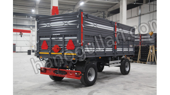 COR-CD-T13-Double Axle Tipping Agricultural Trailer