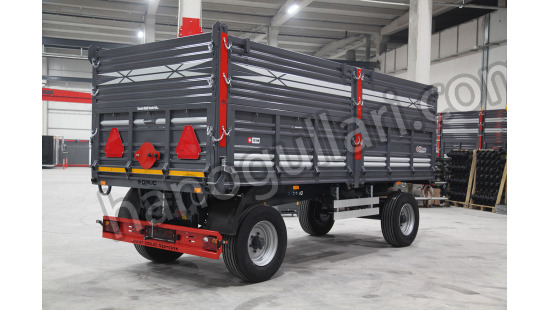 COR-CD-T13-Double Axle Tipping Agricultural Trailer