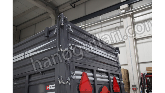 COR-TND-T13-Tandem Double Axle Tipping Agricultural Trailer