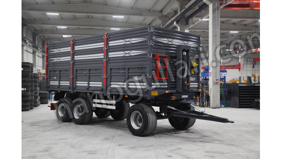 COR-UD-T20-Three Axle Tipping Agricultural Trailer