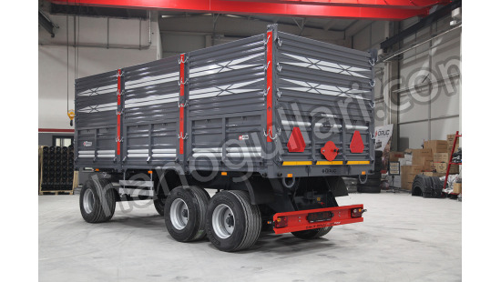 COR-UD-T20-Three Axle Tipping Agricultural Trailer