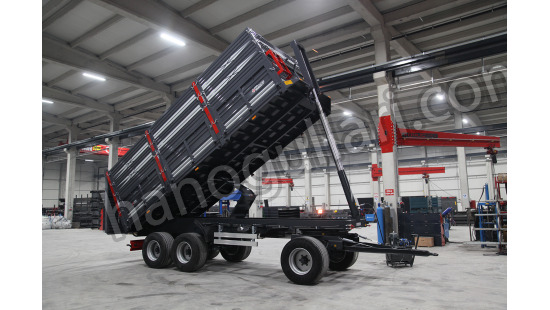 COR-UD-T20-Three Axle Tipping Agricultural Trailer