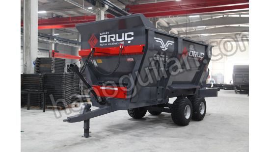 COG-TM-M10-Cift Dingilli Katı Gübre Dağıtma Römorku