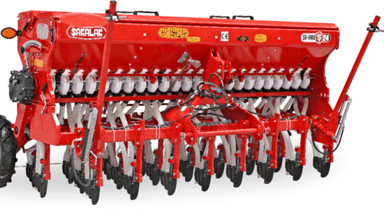 Universal Combined Seed Drill with Gearbox Spring Axe Tine