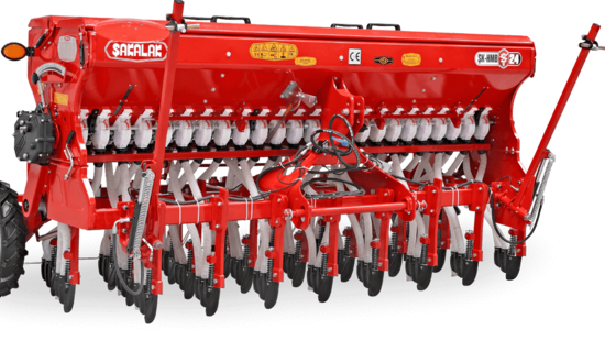 Universal Combined Seed Drill with Gearbox Spring Axe Tine