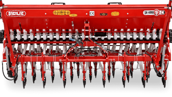 Universal Combined Seed Drill with Gearbox Spring Axe Tine