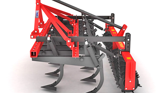 Heavy Vertical Covering Chassis Cultivator Single Row Rotary Harrow Combination