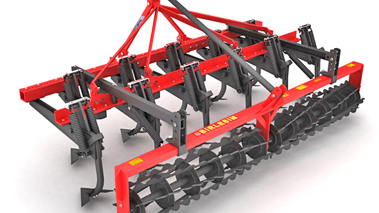 Heavy Vertical Covering Chassis Cultivator Single Row Rotary Harrow Combination