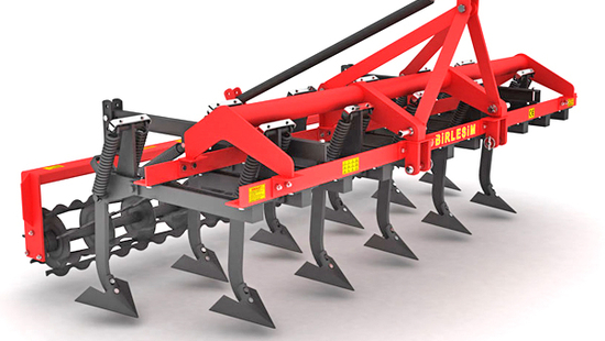 Lightweight Vertical Tubular Cultivator Single Row Rotary Harrow Combination