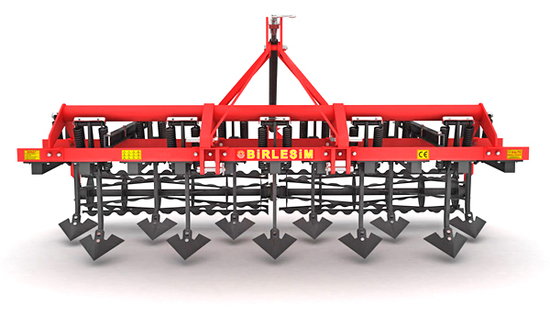 Lightweight Vertical Tubular Cultivator Single Row Rotary Harrow Combination