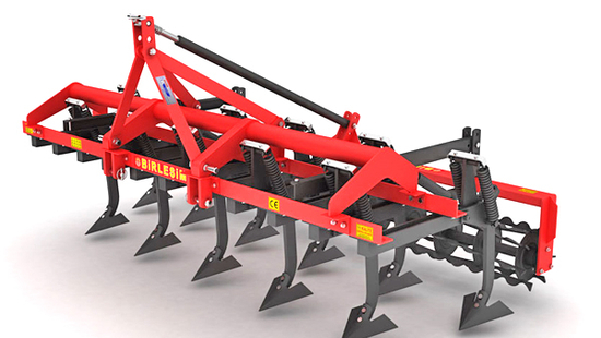 Lightweight Vertical Tubular Cultivator Single Row Rotary Harrow Combination