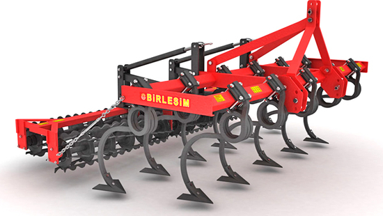 Tiller - 2 Rows Cultivator Double Roller Combination ( goose-footed)