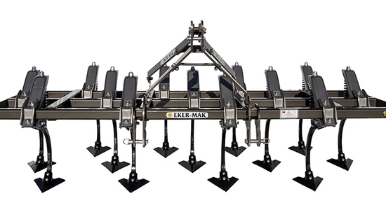 Cultivator With Vertical Spring