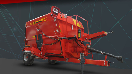 8 Cubic Meter Double Auger Horizontal Mixer Feeder | FMHII 8 |