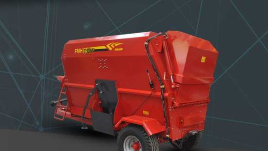 10 Cubic Meter Double Auger Horizontal Mixer Feeder | FMHII 10 |