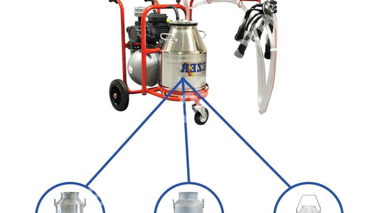 PLS-1 1 Milking Cluster, 1 Bucket