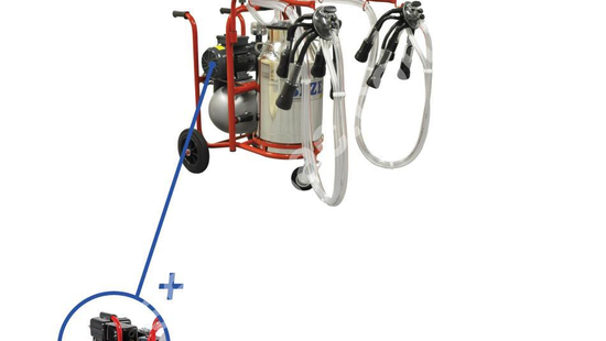 PLS 2/1 with 2 Milking Heads, 1 Bucket