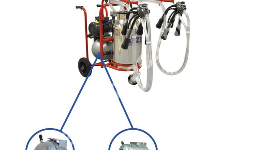 PLS 2/1 with 2 Milking Heads, 1 Bucket