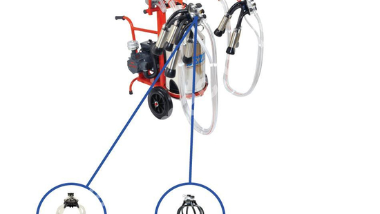 IMLPS-2/1 2 Milking Head, 1 Bucket