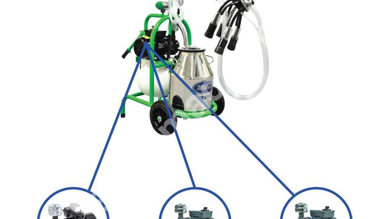 MİLKKAR SSM-1 1 Milking Head, w/1 Bucket