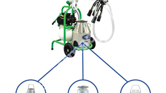 MİLKKAR SSM-1 1 Milking Head, w/1 Bucket