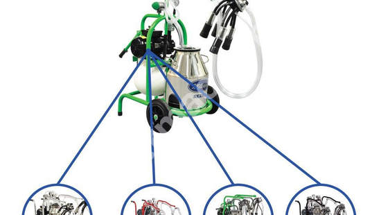 MİLKKAR SSM-1 1 Milking Head, w/1 Bucket