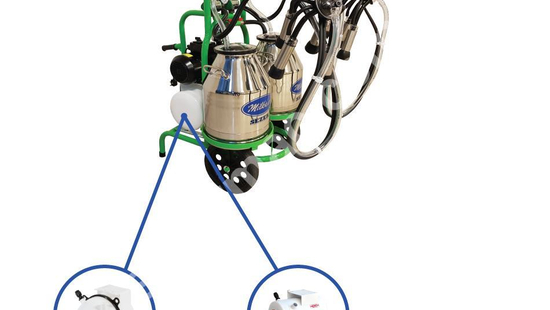 MİLKKAR SSM-2 with 2 Milking Heads, 2 Buckets