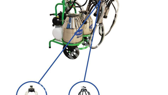 MİLKKAR SSM-2 with 2 Milking Heads, 2 Buckets